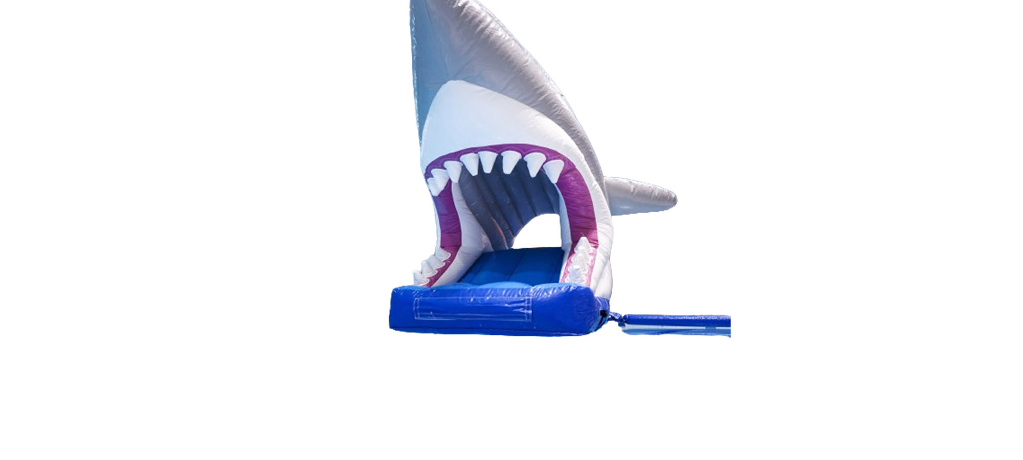 Zwembad hindernissenbaan haai