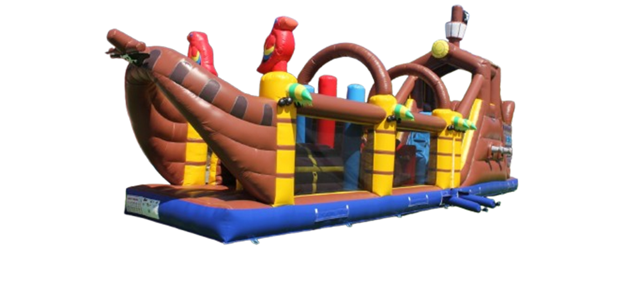 Mega hindernissenboot Pirato €325 *